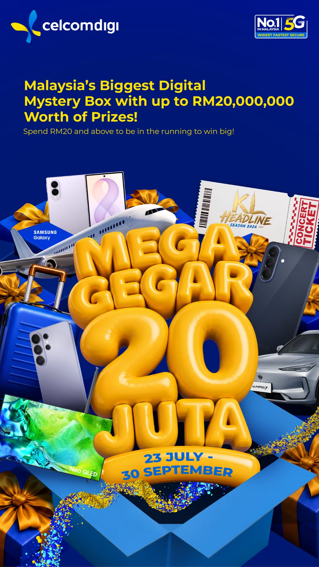 MEGA GEGAR 20 JUTA